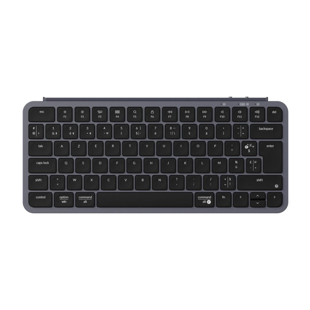 Keychron B1 Pro Ultra Slim Wireless Keyboard Space Gray ISO French