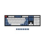 ISO ANSI Layout OEM Dye Sub PBT Keycap Set Blue Color For Q3 Q4 Q6 and K8 Keyboard Italian Layout