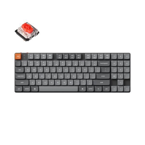 Keychron K13 Max QMK VIA Wireless Custom Mechanical Keyboard TKL Layout Fully Assembled for Mac Windows Linux Gateron Low Profile Red