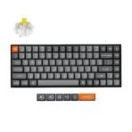 Keychron K2 Max QMK Wireless Custom Mechanical Keyboard RGB Backlight 75% Layout Fully Assembled for Mac Windows Linux Hot Swappable Keychron Super Banana