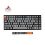 Keychron K2 Max QMK Wireless Custom Mechanical Keyboard RGB Backlight 75% Layout Fully Assembled for Mac Windows Linux Hot Swappable Keychron Super Red