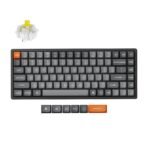 Keychron K2 Max QMK Wireless Custom Mechanical Keyboard RGB Backlight Aluminum Frame 75% Layout Fully Assembled for Mac Windows Linux Hot Swappable Keychron Super Banana