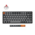 Keychron K2 Max QMK Wireless Custom Mechanical Keyboard RGB Backlight Aluminum Frame 75% Layout Fully Assembled for Mac Windows Linux Hot Swappable Keychron Super Red