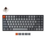 Keychron K2 wireless mechanical keyboard for Mac Windows iOS Gateron switch brown with type-C RGB white backlight