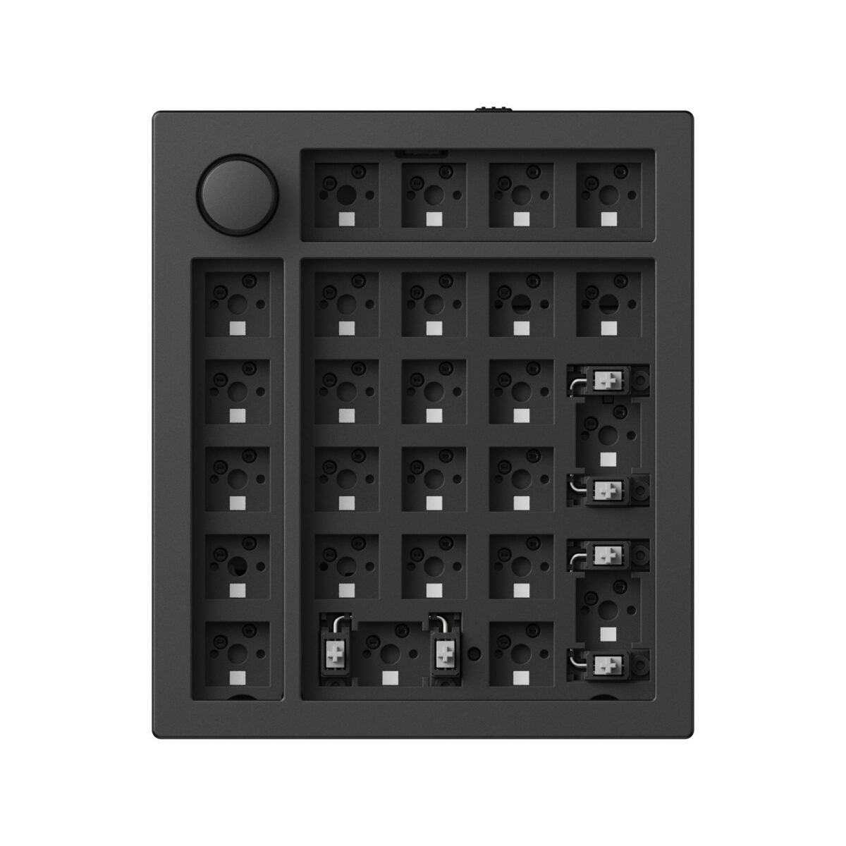 Keychron Q0 Max QMK VIA custom number pad knob full aluminum black frame for Mac Windows RGB backlight barebone