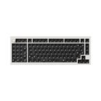 Keychron Q12 Max QMK/VIA Wireless Custom Mechanical Keyboard 96 Percent Layout Aluminum White for Mac Windows Linux Barebone Knob