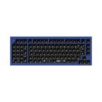 Keychron Q12 QMK VIA southpaw custom mechanical keyboard 96 percent full aluminum frame for Mac Window Linux barebone ISO blue