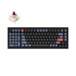 Keychron Q12 QMK VIA southpaw custom mechanical keyboard 96 percent full aluminum frame for Mac Window Linux fully assembled knob black B Gateron G pro switch brown