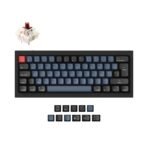 Keychron Q4 60 percent QMK mechanical keyboard black Gateron G Pro brown switch ISO French layout