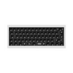 Keychron Q4 Pro QMK/VIA wireless custom mechanical keyboard 60 percent layout full aluminum white frame for Mac WIndows Linux with RGB backlight and hot-swappable barebone ISO