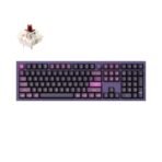 Keychron Q6 QMK VIA custom mechanical-keyboard-full-size-100-percent-layout-full-aluminum frame special edition purple for Mac Windows RGB backlight hot swappable Gateron G Pro Q6 V3