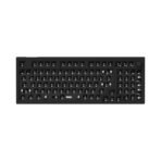 Keychron V5 QMK VIA custom mechanical keyboard 96 percent layout carbon black knob for Mac Windows iOS RGB backlight hot swappable barebone