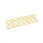 Keychron V6 Keyboard ANSI Layout Brass Plate