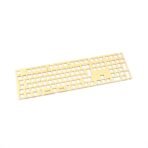 Keychron V6 Keyboard ISO Layout Brass Plate