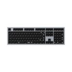 Keychron Q6 QMK VIA custom mechanical keyboard full size layout full aluminum frame for Mac Windows Linux Barebone silver grey