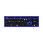 Keychron Q6 QMK VIA custom mechanical keyboard full size layout full aluminum frame for Mac Windows Linux Barebone navy blue