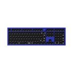 Keychron Q6 QMK VIA custom mechanical keyboard full size layout full aluminum frame for Mac Windows Linux Barebone knob navy blue